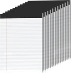 12 Pack Legal Pads 8.5 x 11 College Ruled 600 Sheets Note Pads 8.5 x 11 Inch by Nichela