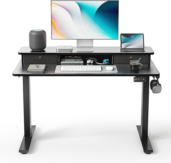 FEZIBO 40 x 24 Inch Height Adjustable Electric Standing Desk by FEZIBO