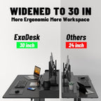 ExaDesk 63 x 30 Inch Electric Standing Desk - Image 4