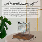 Male Nurse Gifts, Appreciation Desk Sign - Image 4