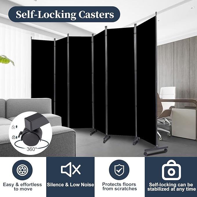 Room Divider Folding Privacy Screens - Image 3