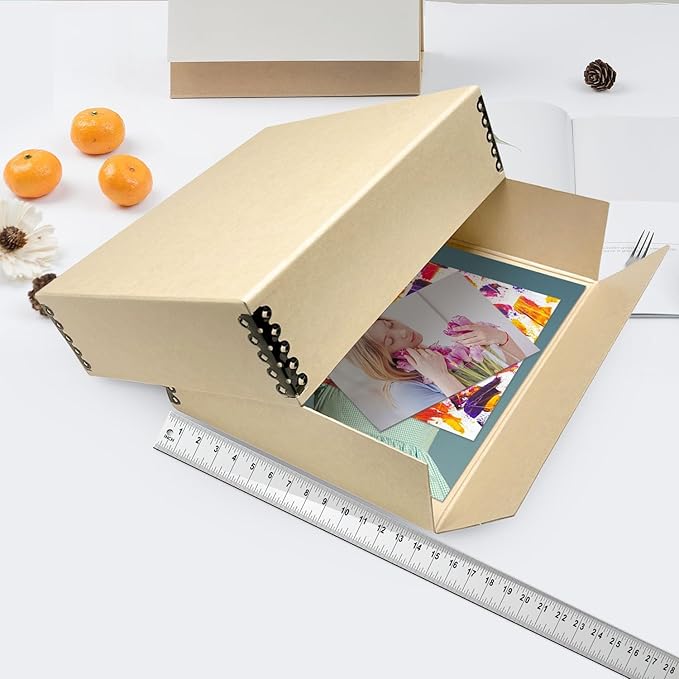 Lineco Museum Archival Storage Box, 14.75x18.75x3 in. Drop Front Design. - Image 4