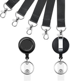 YOUOWO 5 Pack Black Lanyards - Image 4
