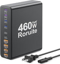 460W USB C Charger Block, 10-Port Charging Station GaN Fast Charger Block Type by Roruite