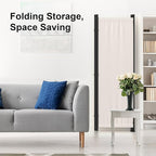 Kecreque Room Divider 4 Panel Partition Room Dividers & Folding Privacy Screens - Image 6