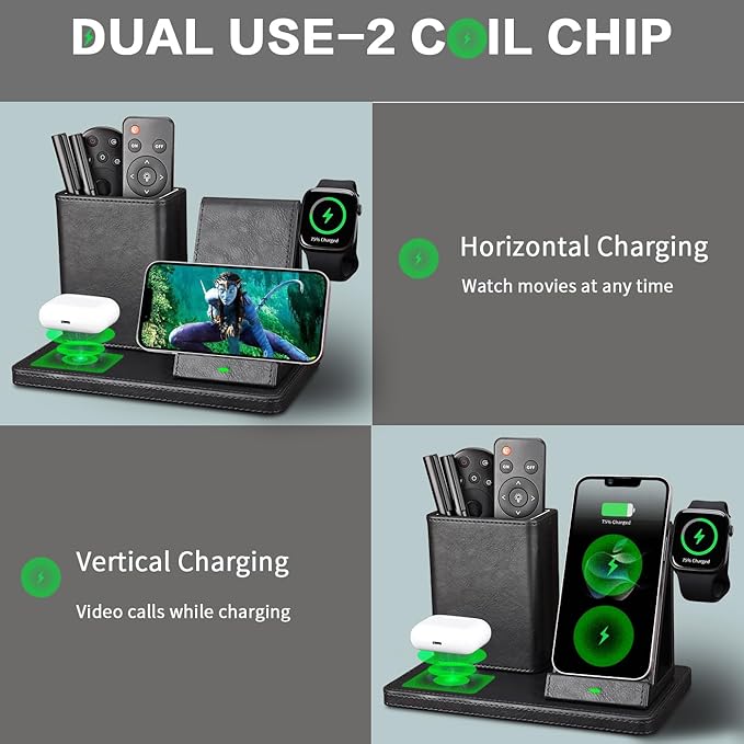 LADSTAG Office Supplies Desk Accessories, Pen Holder Remote Control Holder - Image 5