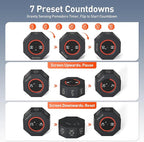 Secura Pomodoro Timer, Rotating Cube Time Tracker, Flip Gravity Sensor - Image 2