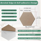 Hexagonal Acoustic Panels-12 Pack High-Density Sound Absorbing Panels - Image 4