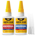 Super Glue Thin and Thick Liquid CA Glue Clear 60 Gram, All Purpose Superglue by AffordableGlueSupplier-LMQ