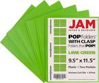 JAM PAPER Plastic Color POP Folders - Image 6