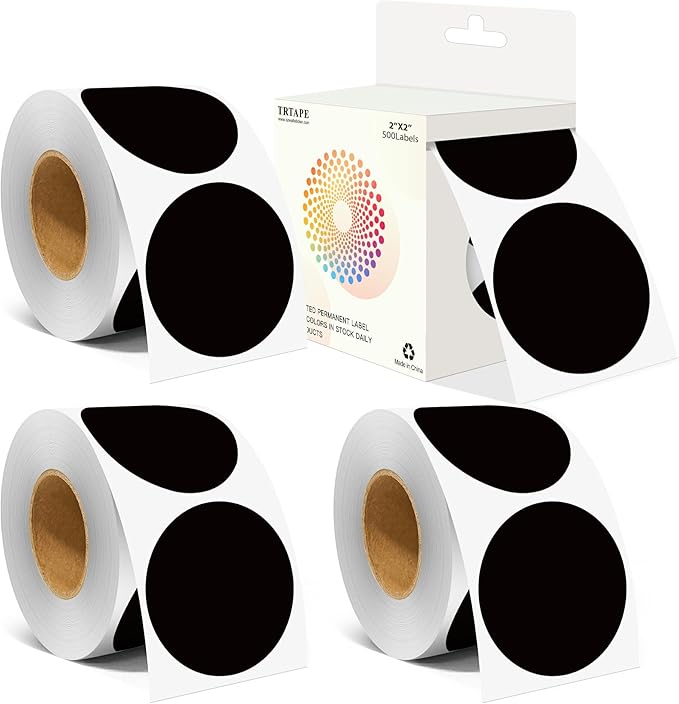 2 Inch Color Coding Round Labels by Unknown