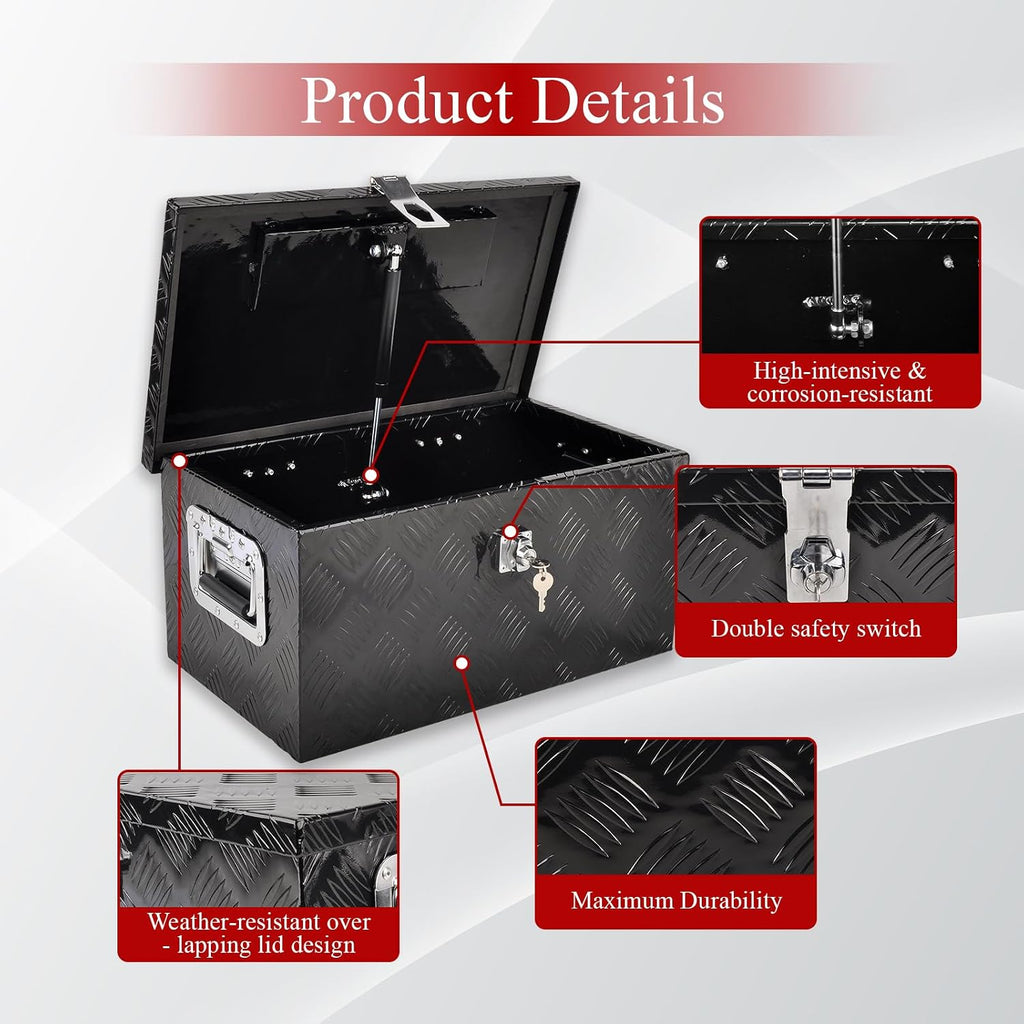 20''inch aluminum truck tool box truck bed (20", package contents