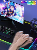 Mouse Pad with 15W Magnetic Wireless Charging 31.5x15.75 Inch, RGB Mousepad - Image 5