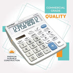 Premium Commercial 12-Digit Large Desktop Calculator - Image 6
