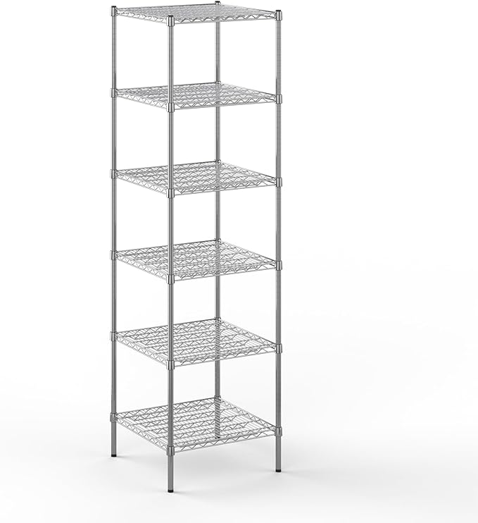 Regal Altair 24" Deep x 24" Wide x 86" Height Wire Shelving Kit | 6-Tier | NSF by Regal+Altair