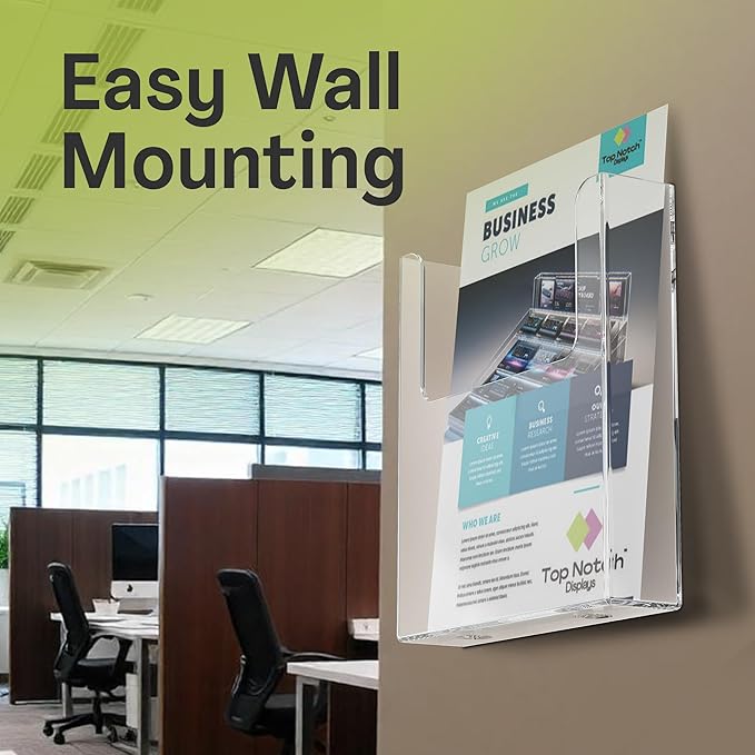 Top Notch Displays Acrylic Brochure Holder - Image 4
