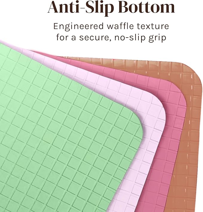 Cooler Kitchen Extra Thick Pastel Flexible Plastic Cutting Board Mats - Image 2