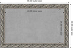 Amanti Art Silver Framed Magnetic Board 30x46 Large Vision Board - Image 3