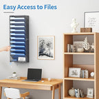 OUTWOLF 2Pack 12 Tier Hanging Wall File Organizer - Image 3