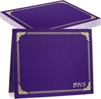 gisgfim 15Pcs Certificate Holders Diploma Covers Single Sided Gold Foil Border by gisgfim