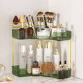 SUNZOS Bathroom Counter Organizer, Corner Vanity Cosmetic Storage by SUNZOS