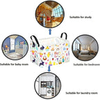 FUULOXE Storage Bin for Shelves Rectangle Closet Baskets Foldable Box - Image 7
