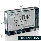Custom Acrylic Sign Personalized, Custom Desk Name Plate, 18 Styles, - Image 8