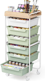 Rolling Storage Utility Cart by SYKIARIOL