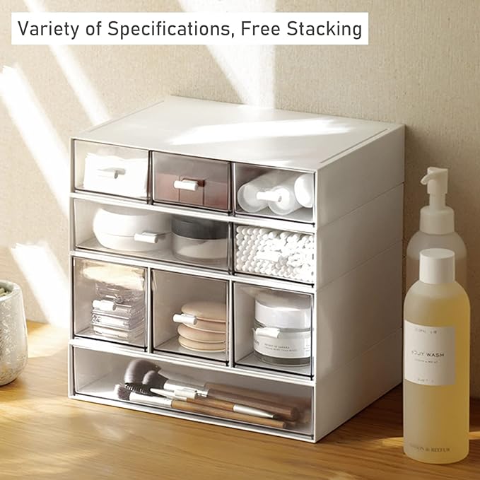 Desk Organizer-3 Tier Stackable Storage Drawers - Image 7