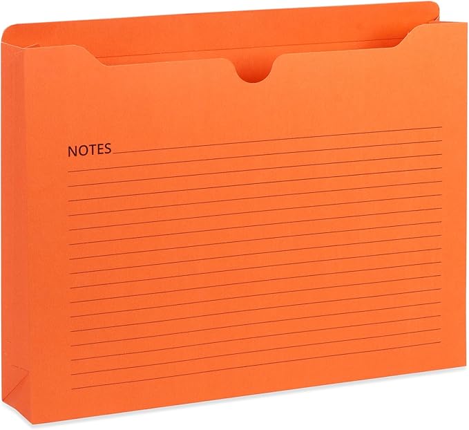 Blue Summit File Jackets Letter Size 2 Inch Expansion, Lined Folders - Image 3