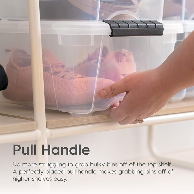 IRIS USA 13 QT Plastic Storage Box - Image 6