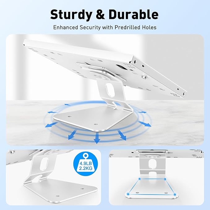 AboveTEK Anti-Theft Tablet Stand – iPad Locking & Security Stand, Countertop & - Image 3