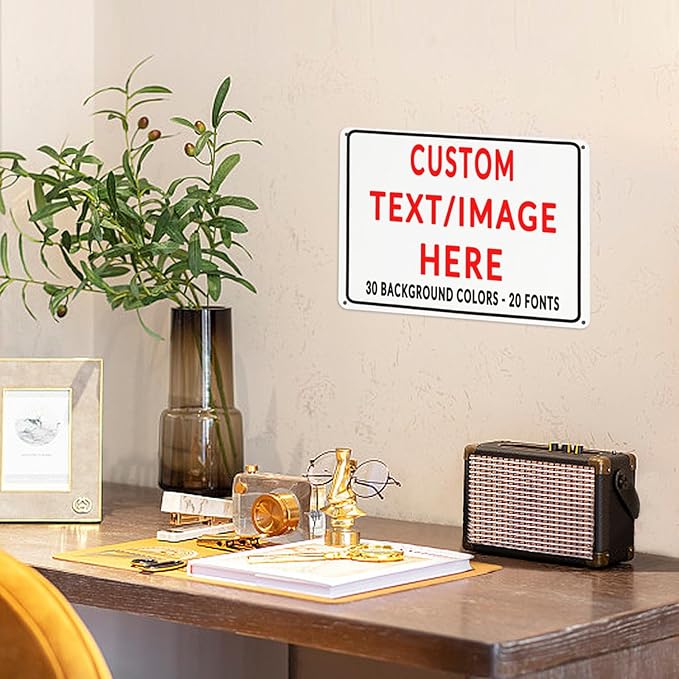 Custom Sign Personalized Custom Metal Sign, Customize - Image 4
