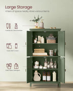VASAGLE Floor Storage Cabinet, Freestanding Storage Unit - Image 5