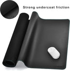 CENNBIE Leather Desk mat Protecter 47.2X19.6in Super Large, PU Leather Desk Mat - Image 5