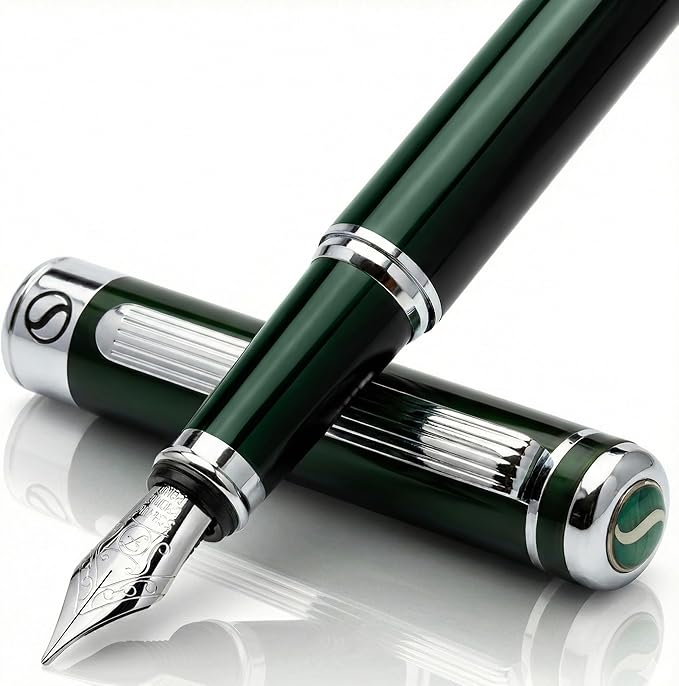 Scriveiner British Racing Green Fountain Pen by Scriveiner