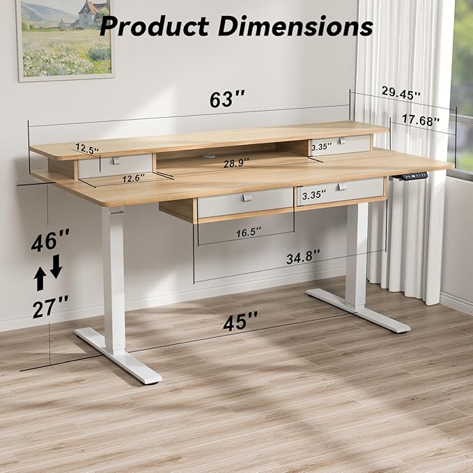 FiCiHi Adjustable Height Standing Desk - Image 3