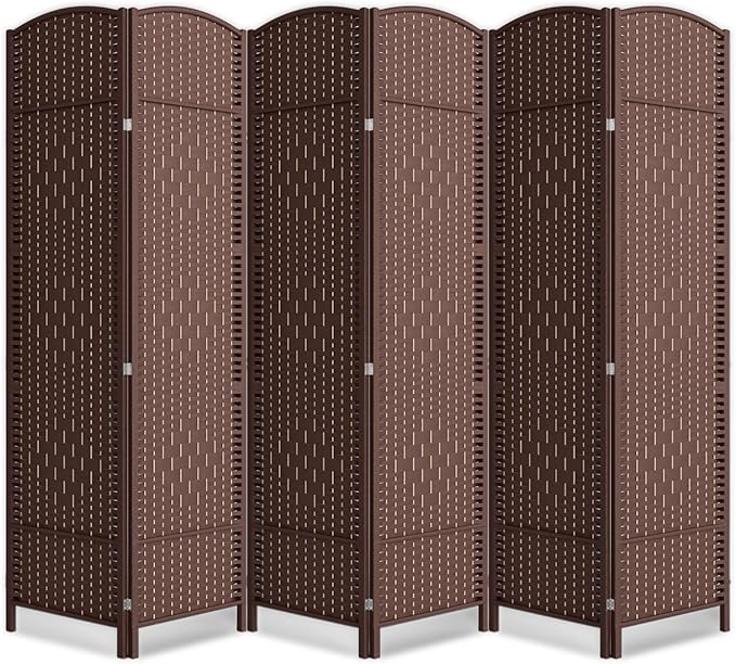 Cocosica 6 Panel Room Divider, 6Ft Folding Privacy Screen, Tall by cocosica