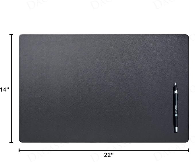 Black Leatherette 22" x 14" Conference Pad - Image 7