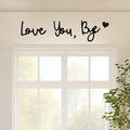 Wooden Love You Bye Sign Home Decor by Unknown