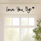 Wooden Love You Bye Sign Home Decor by Unknown