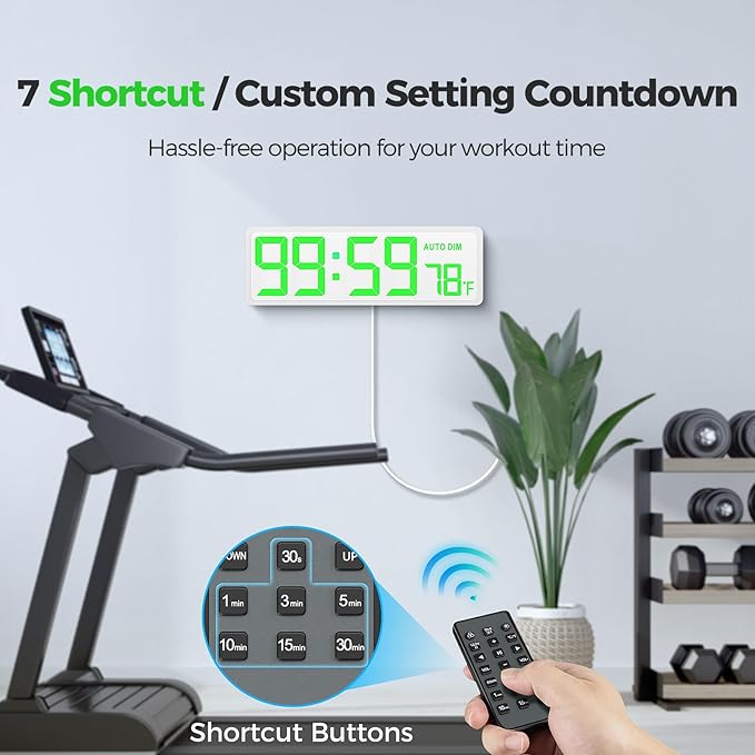 REACHER 16.5" Large Digital Wall Timer Clock - Image 4