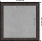 Amanti Art Black Framed Magnetic Board 19x19 Small Vision Board - Image 4