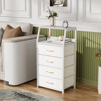 Furnulem Tall 4 Drawers Dresser, Vertical Storage Tower - Image 2