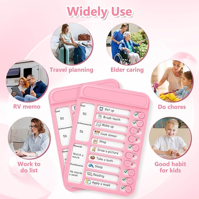 Audab 2Pcs Dry Erase Chore Chart - Image 6