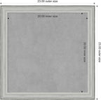Amanti Art Silver Framed Magnetic Board 23x23 Medium Vision Board - Image 4
