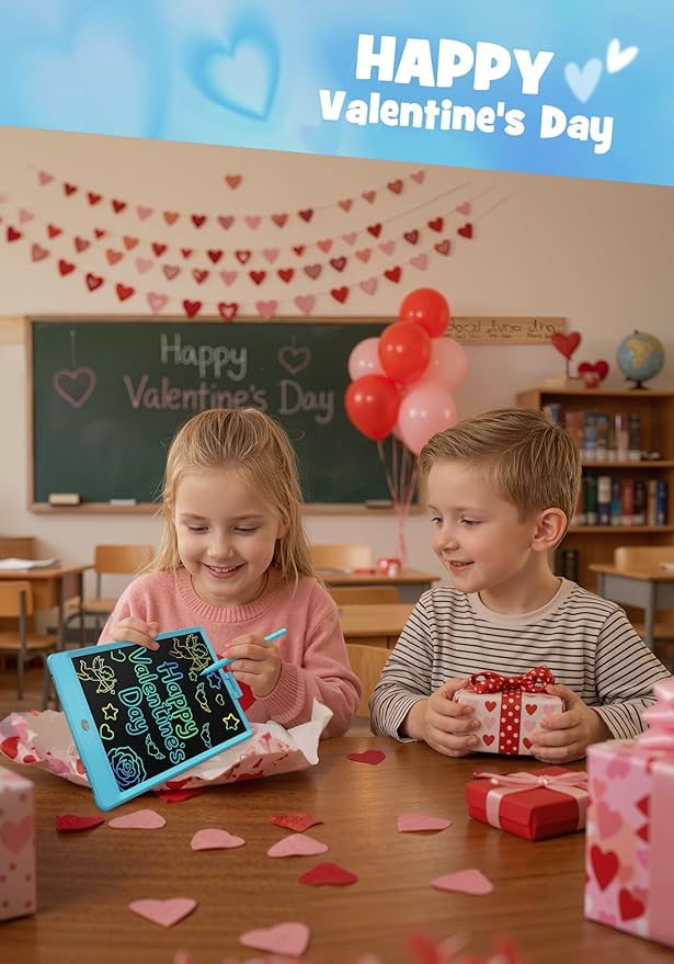 TEKFUN LCD Writing Tablet for Kids, 10-inch Coloring Drawing Pad, Mess Free - Image 2