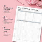 Task Planner & Tracker 8.5 x 11 Tear-Off 70 Sheet Planner Pad – Project - Image 8