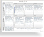 Life Charge Weekly To Do List Planner Notepad, 60 Page Task Planning Pad by LifeCharge