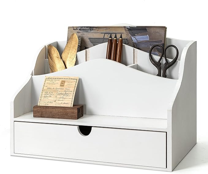 Rebee Vision Pine Wood Mail Organizer by REBEEVISION